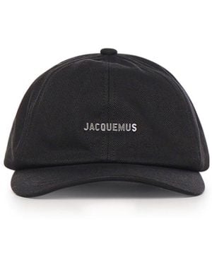 Jacquemus Cappello 'La Casquette Gadjo' Con Logo - Nero