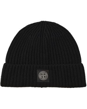 Stone Island Beanie - Nero