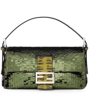 Fendi Borsa Baguette 26424 - Verde