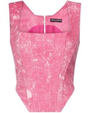 Alberto Audenino Top Corsetto Batik - Rosa