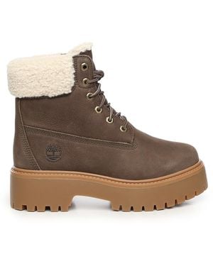 Timberland Stivaletti Con Plateau Stone Street - Marrone