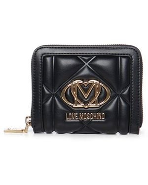 Love Moschino Portafoglio Con Logo - Nero