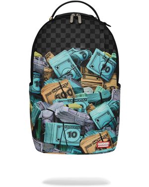 Sprayground Zaino Monopoly Money Stacks Dlxsv - Blu