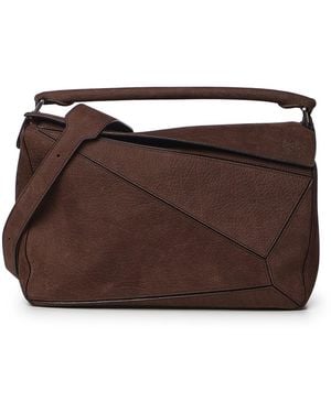 Loewe Borsa Puzzle Grande - Marrone