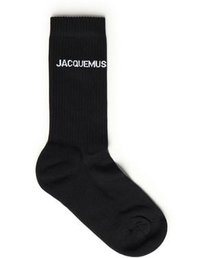 Jacquemus Calzini Les Chaussettes Con Logo - Nero