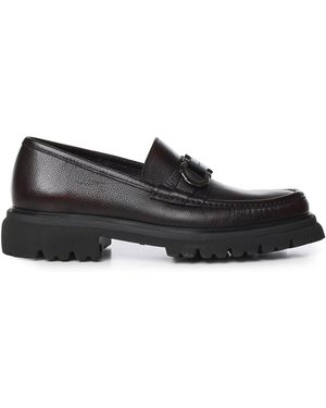 Ferragamo Mocassini Gancini - Nero