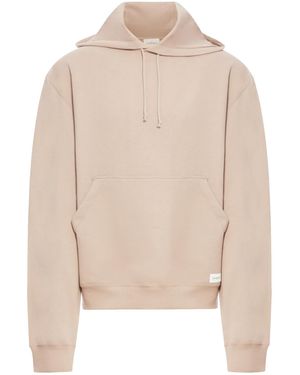 Saint Laurent Felpa Con Cappuccio - Neutro