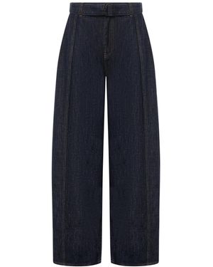 Loewe Jeans Con Cintura - Blu