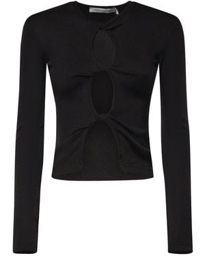 Christopher Esber Top Open Twist - Nero