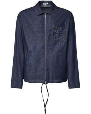 Loewe Giacca Con Zip - Blu
