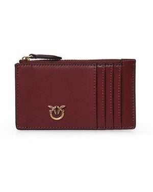 Pinko Porta Carte Con Zip - Viola
