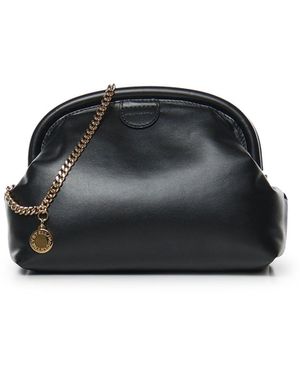 Stella McCartney Pochette Falabella Morbida Imbottita Con Catena - Nero