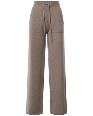 Max Mara Pantalone Largo - Marrone