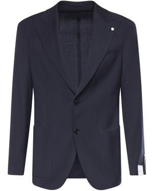 Lubiam Blazer Monopetto - Blu
