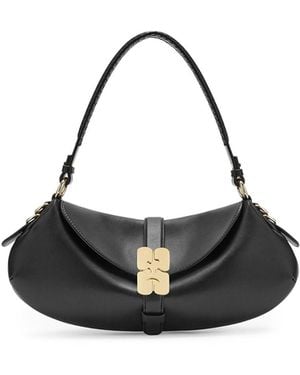 Ganni Borsa A Spalla B-Kat Small - Nero