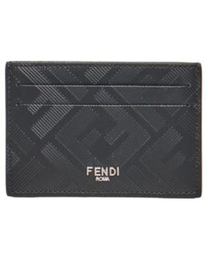 Fendi Portacarte Slim Shadow - Bianco