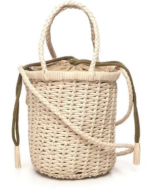 Dragon Diffusion Borsa A Secchiello "Lina Mini" - Metallizzato