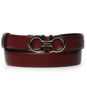 Ferragamo Cintura Gancini - Marrone