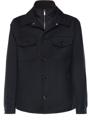 Moorer Overshirt Dulac-Pum - Nero