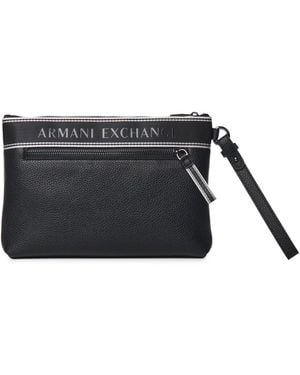 ARMANI EXCHANGE Pouch Con Logo - Nero