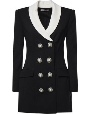 Self-Portrait Miniabito Blazer - Nero