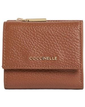 Coccinelle Portafoglio Metallic Small - Bianco