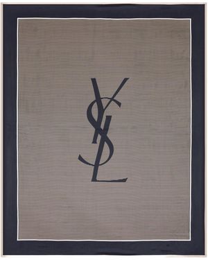 Saint Laurent Stola Cassandre - Grigio