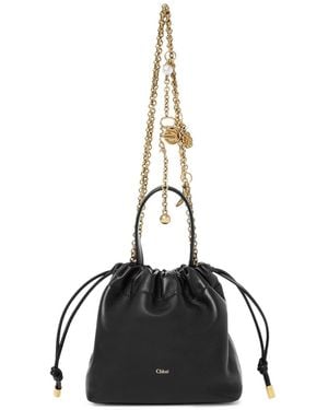 Chloé Borsa A Spalla Piccola Icons Con Catena - Nero
