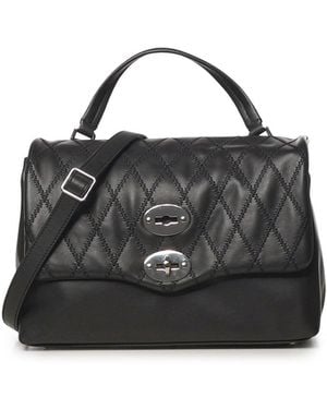 Zanellato Borsa Postina Tramé - Nero