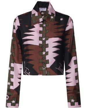 PUCCI Camicia Cropped - Nero