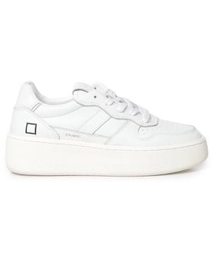 Date Sneaker Court Platform - Bianco