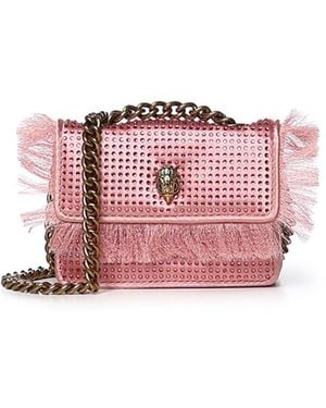 Kurt Geiger Borsa Micro Kensington Con Cristalli - Rosa