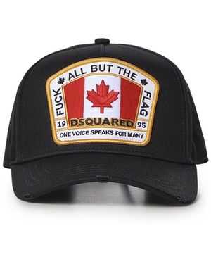 DSquared² Cappello Da Baseball Con Logo - Nero