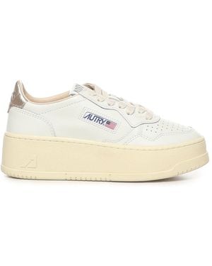 Autry Sneakers Medalist Platform - Bianco