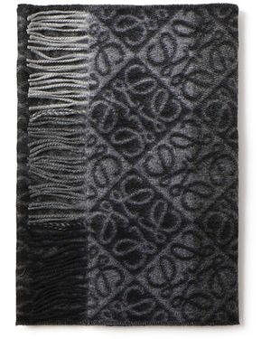 Loewe Sciarpa Anagram - Nero