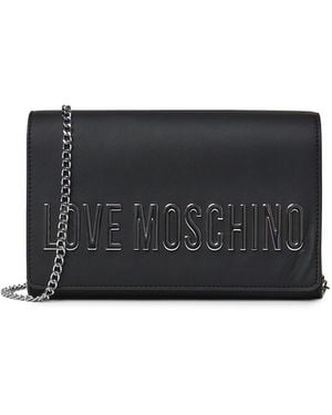 Love Moschino Borsa A Tracolla Con Logo - Nero