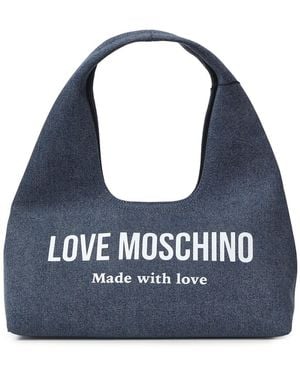 Love Moschino Borsa A Spalla Con Logo - Blu