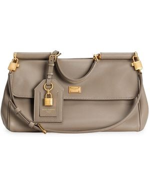 Dolce & Gabbana Borsa A Mano My Sicily Piccola - Grigio