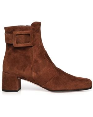 Roger Vivier Stivaletti Tres Vivier Polly - Marrone