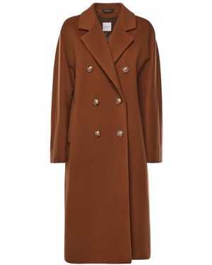 Alisheva Cappotto Double - Marrone