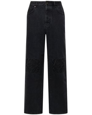 Loewe Jeans Baggy Anagram - Nero