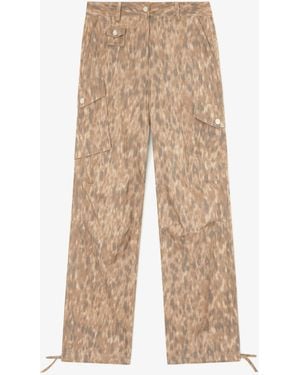 Ganni Cargo Trousers - Natural