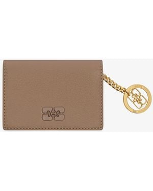 Ganni Bou Card Holder With Flap - Multicolour