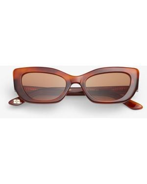 Ganni X Ace & Tate Sadie Sunglasses - White
