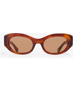 Ganni X Ace & Tate Dakota Sunglasses - White