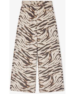 Ganni Lari Wide Jeans - White