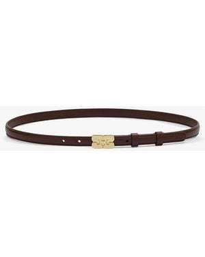Ganni Kat Belt Small In - White