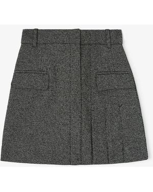 Ganni Suiting Mini Skirt - Black