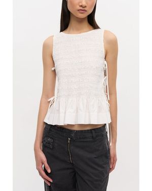 Ganni Top - White