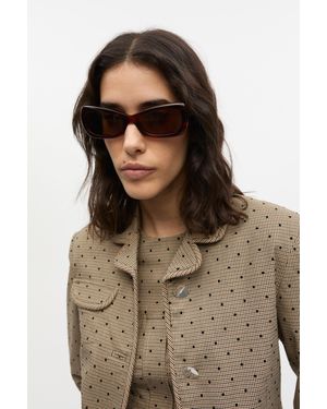 Ganni X Ace & Tate Brooke Sunglasses - Brown